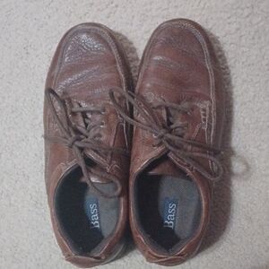 10W Bass Mens Brown Shoes